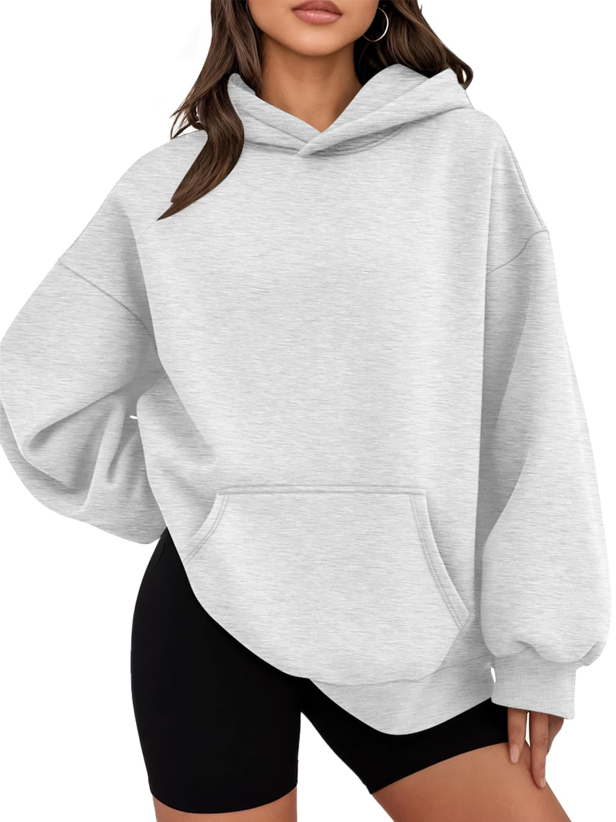 Grey Pullover Hoodie