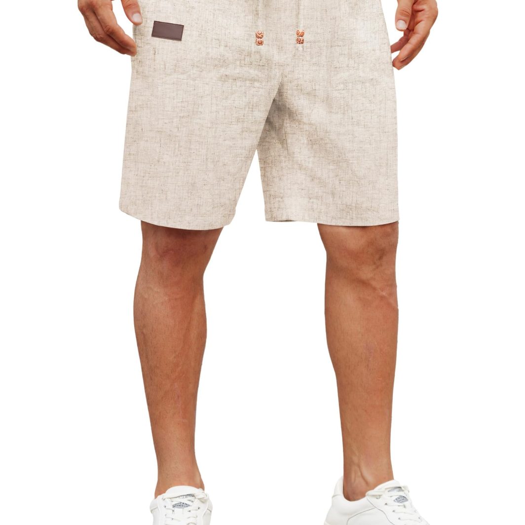 Beige Easy Shorts