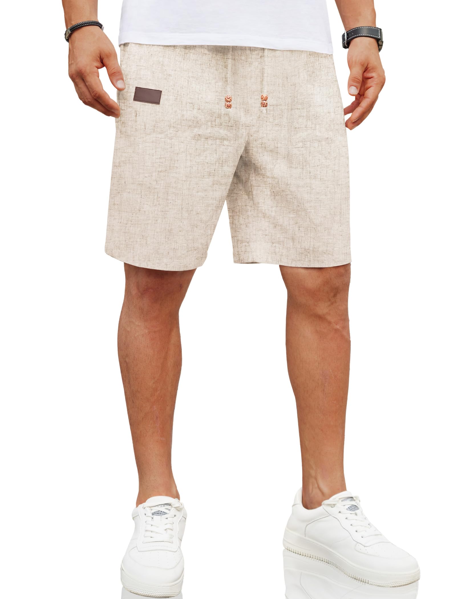 Beige Easy Shorts