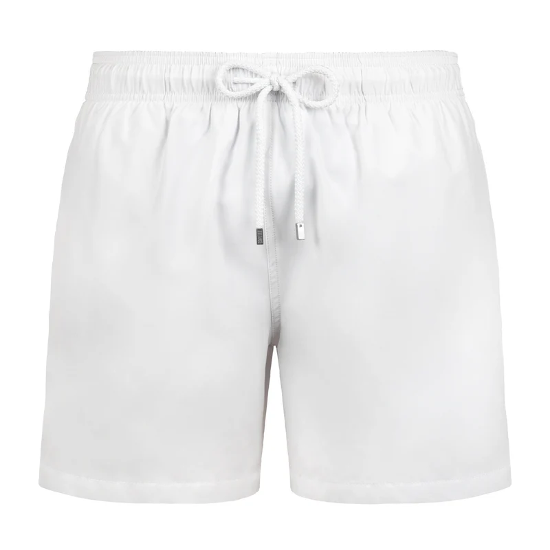 Arctic White Mid-Length Hybrid Shorts