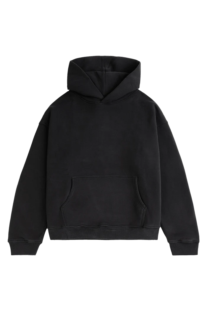 Vintage Washed Black Hoodie