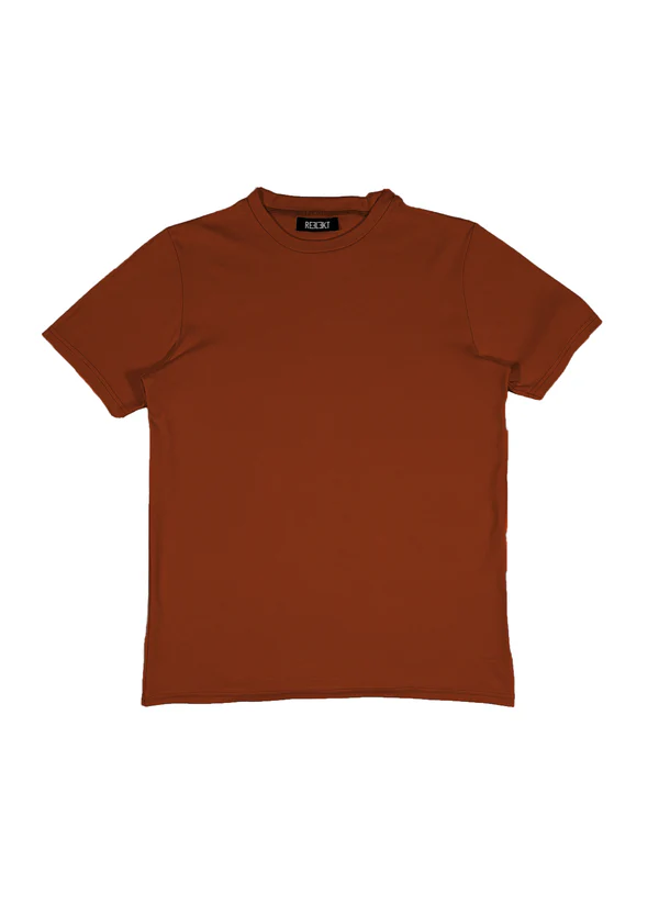 Faded Rust Cotton Tee